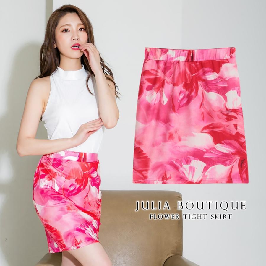 スカート タイト タイトスカート ミニ ミニスカート 花柄 ボディコン レディース 5122 5122 Julia Boutique 通販 Yahoo ショッピング