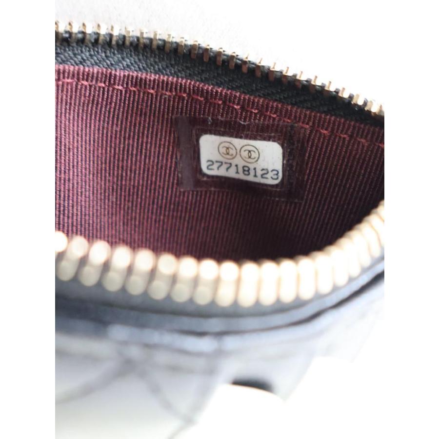CHANEL（シャネル） カードケース コインケース ブラック×ゴールド