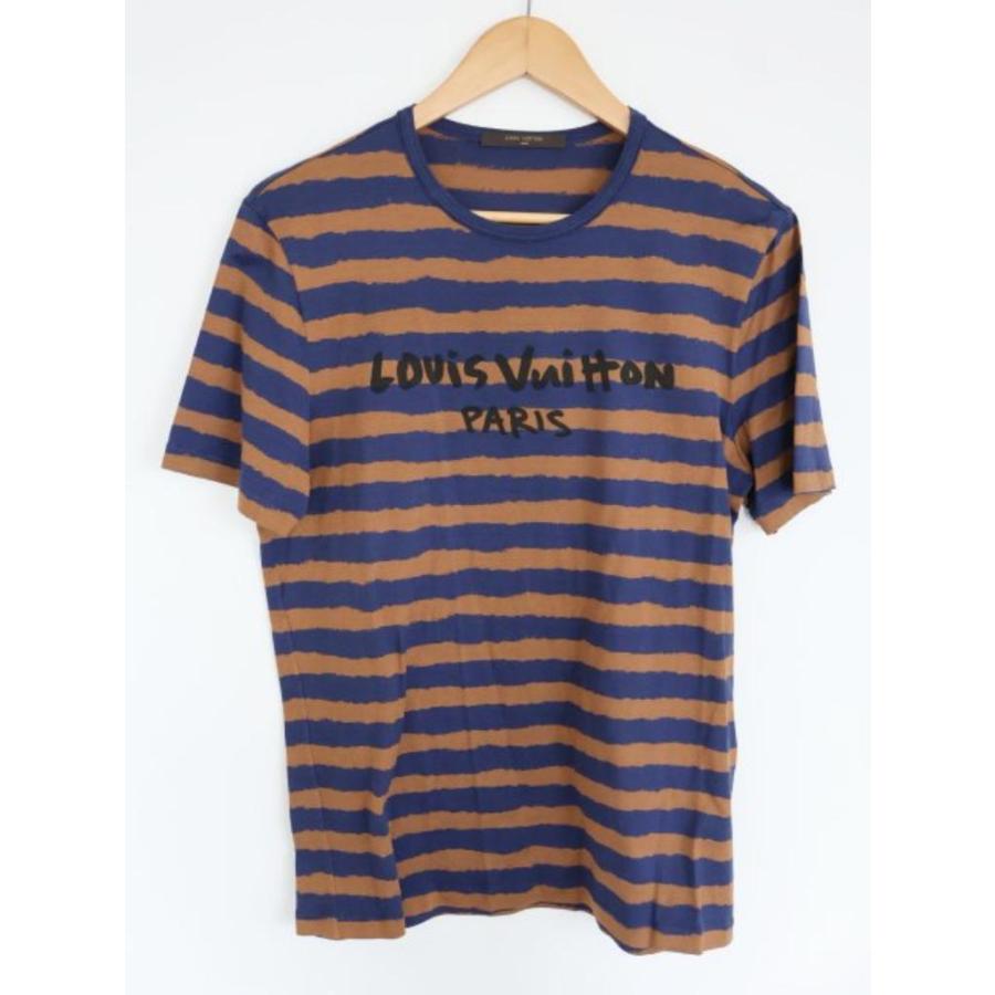 ルイ・ヴィトン Tシャツ ボーダー LOUIS VUITTON LOUIS VUITTON ルイ・ヴィトン ボーダーTシャツ メンズ Mサイズ LOUIS