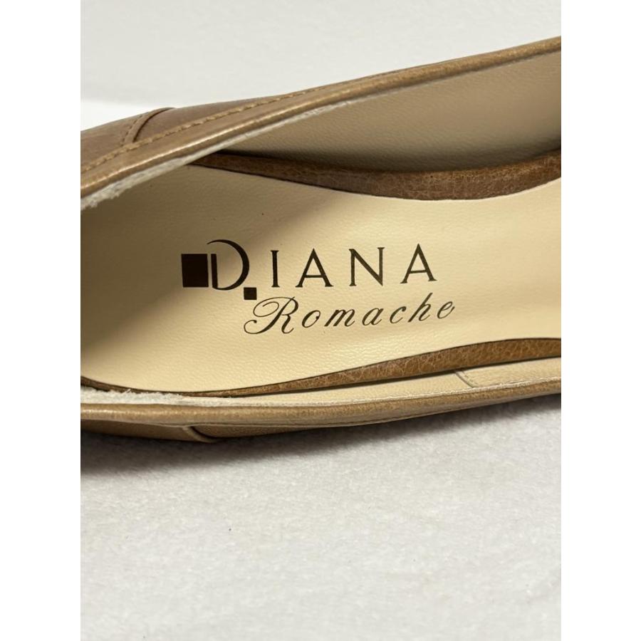 DIANA（ダイアナ） プラットフォームギャザーリボン パンプス ヒール