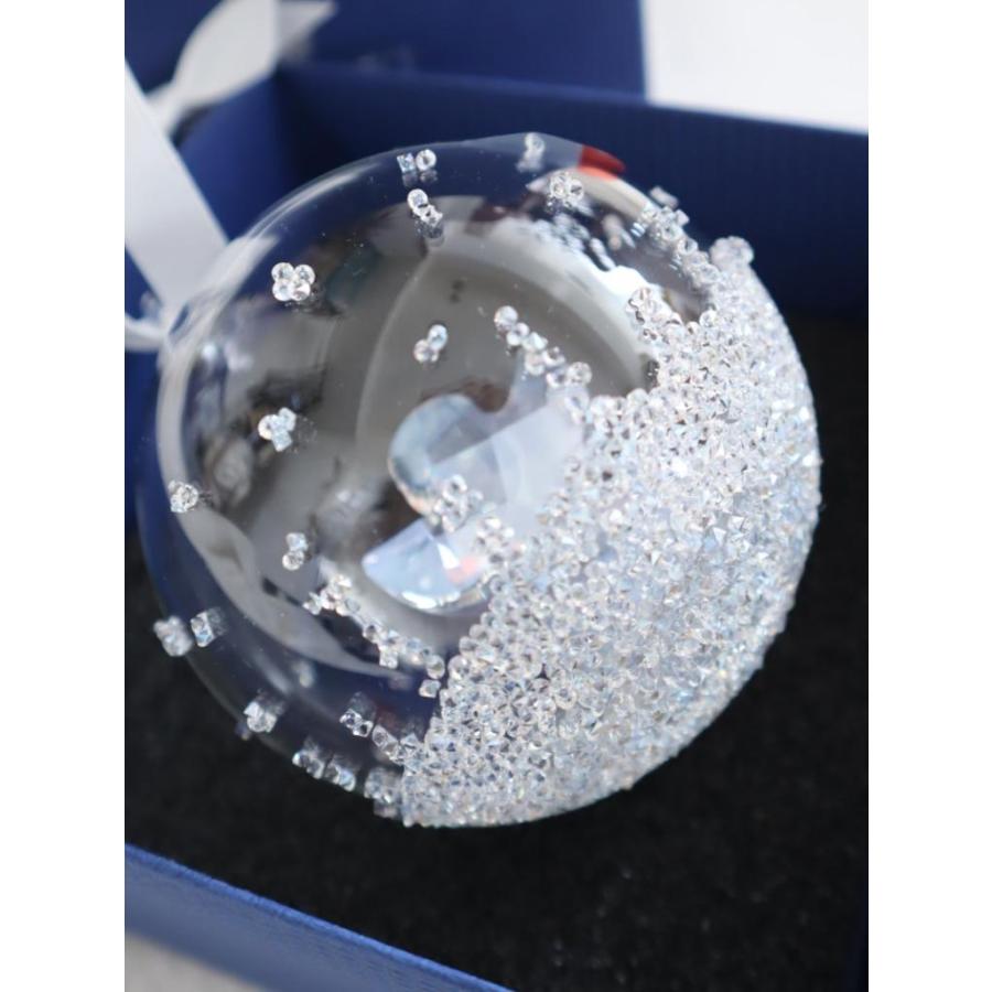 未使用品☆SWAROVSKI スワロフスキー クリスマスボール オーナメント 2015 エンジェル クリア インテリア 雑貨 小物 天使 6463597の画像
