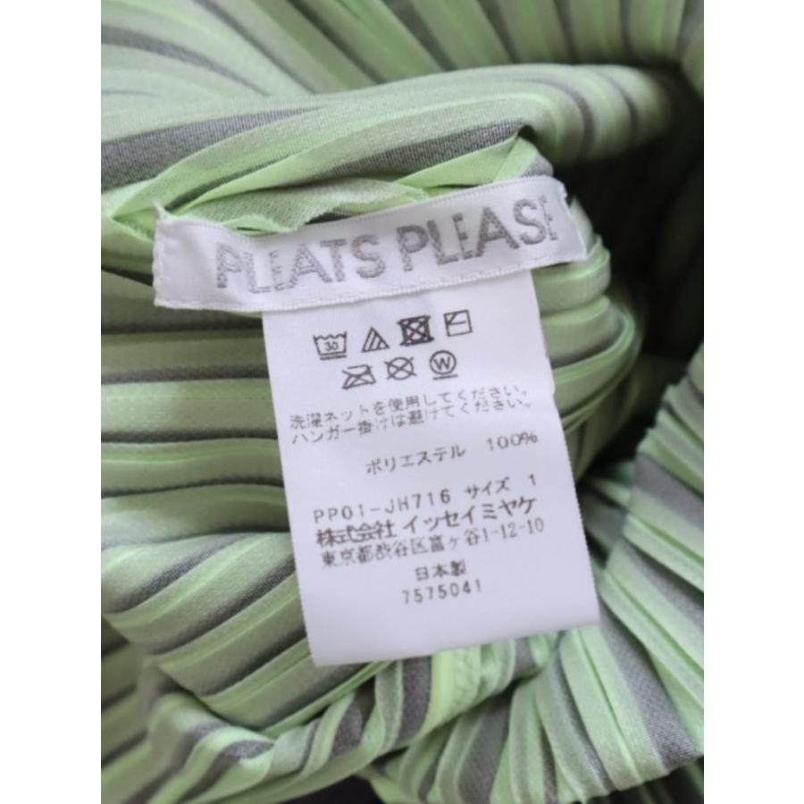 PLEATS PLEASE ISSEY MIYAKE プリーツプリーズイッセイミヤケ ワンピース 日本製 1 S グリーン 横スリット レディース 6463874_5