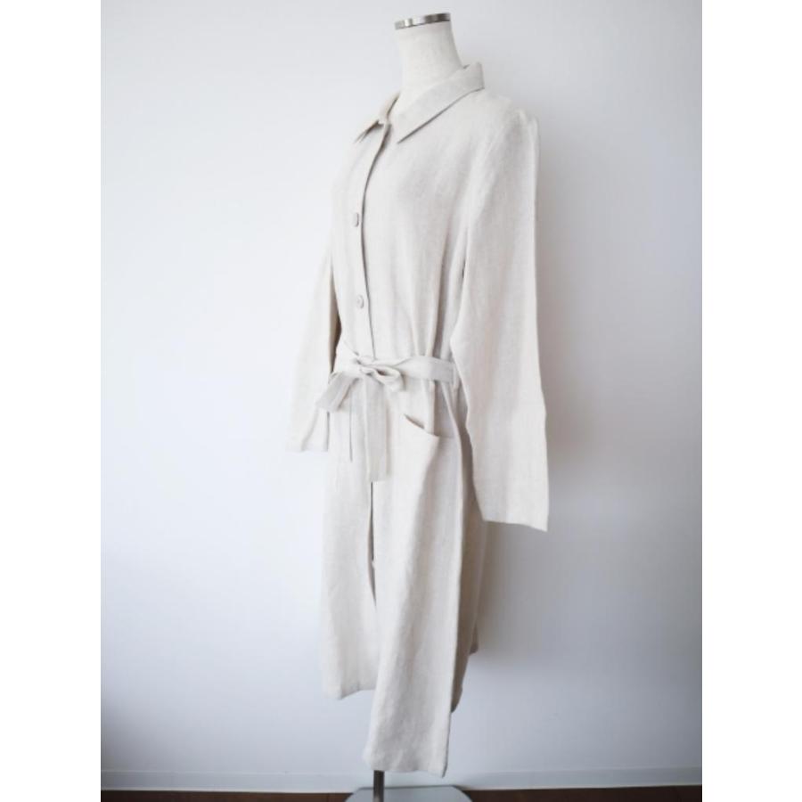 agnes b HOMME アニエスベーオム　ロングコート　50 agnes b.（アニエスベー） 新品！ コート 麻 ロングリネンコート