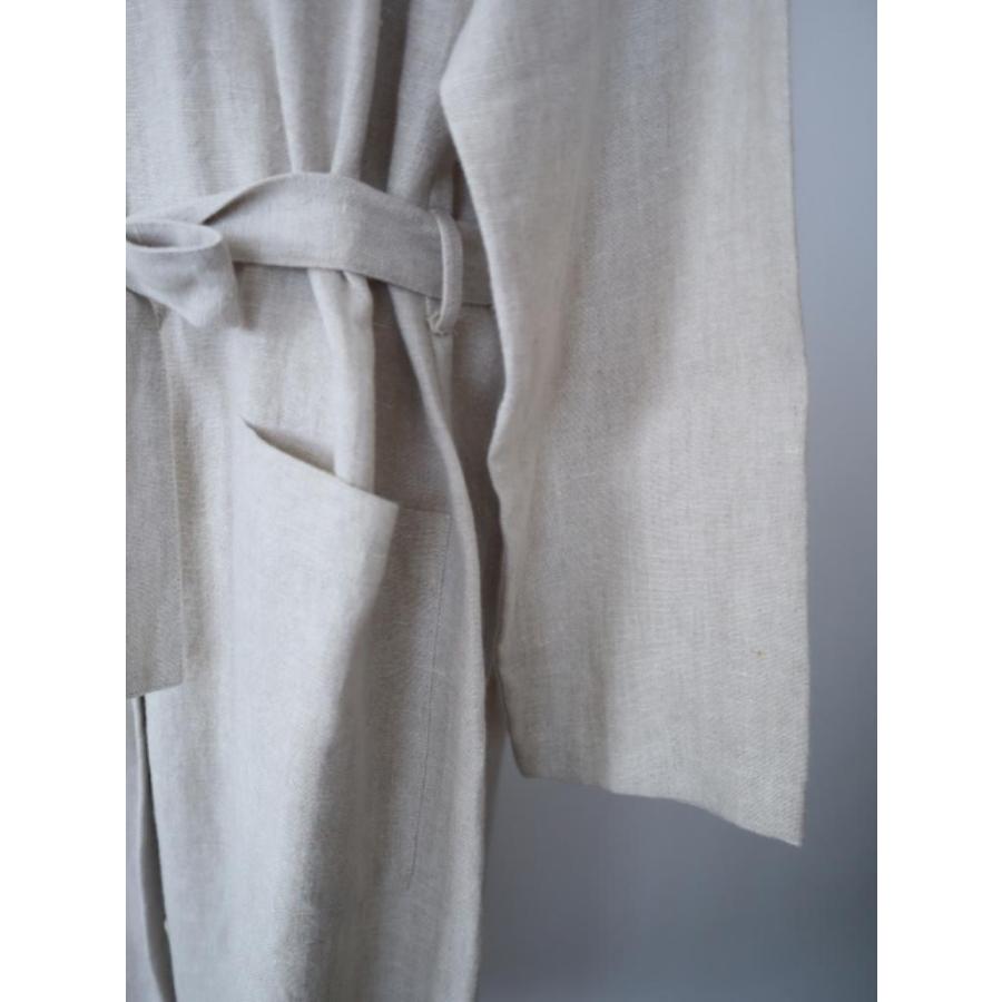 agnes b.（アニエスベー） 新品！ コート 麻 ロングリネンコート