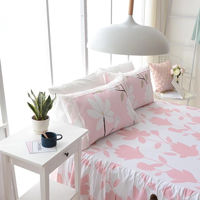 可愛い花柄布団カバー３点セット(シングル) Bella13 (寝具カバー/ベッドリネン/シーツ/掛け布団カバー/布団カバー/ボックスシーツ/ピロケース/枕カバー) | ノーブルスパーク | 05