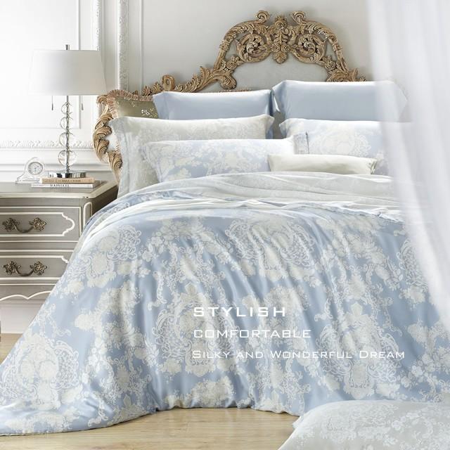 お洒落な花柄高級布団カバー３点セット(シングル) Bella20 (ベッドリネン/シーツ/掛け布団カバー/ボックスシーツ/ピロケース/枕カバー) | 