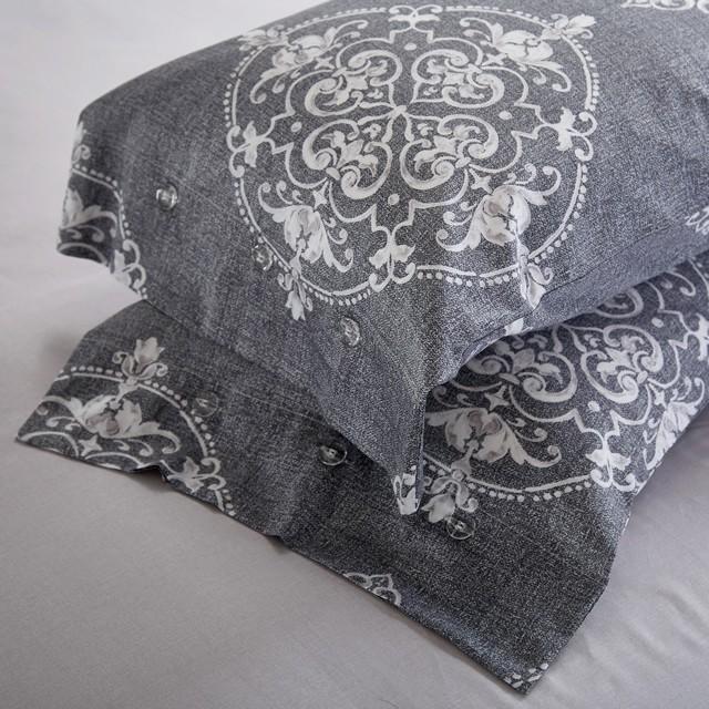 お洒落な花柄高級布団カバー３点セット(シングル) Bella26 (ベッドリネン/シーツ/掛け布団カバー/ボックスシーツ/ピロケース/枕カバー) |  | 01