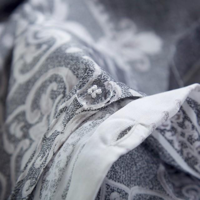 お洒落な花柄高級布団カバー３点セット(シングル) Bella26 (ベッドリネン/シーツ/掛け布団カバー/ボックスシーツ/ピロケース/枕カバー) |  | 02