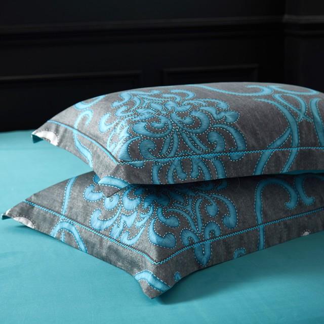 お洒落な花柄高級布団カバー３点セット(シングル) Bella37 (ベッドリネン/シーツ/掛け布団カバー/ボックスシーツ/ピロケース/枕カバー) |  | 03