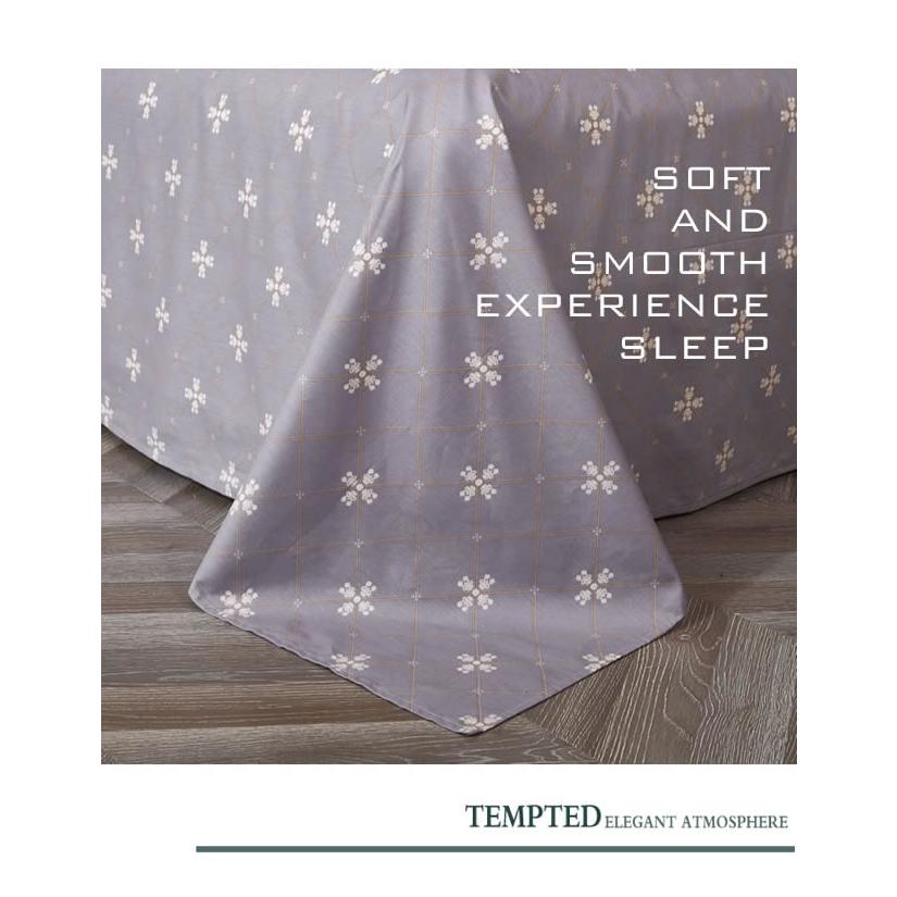 美しい布団カバー３点セット/シングル BLN002 (寝具カバー/ベッドリネン/ベッドカバー/シーツ/掛け布団カバー/布団カバー/ボックスシーツ/ピロケース/枕カバー) | ノーブルスパーク | 02