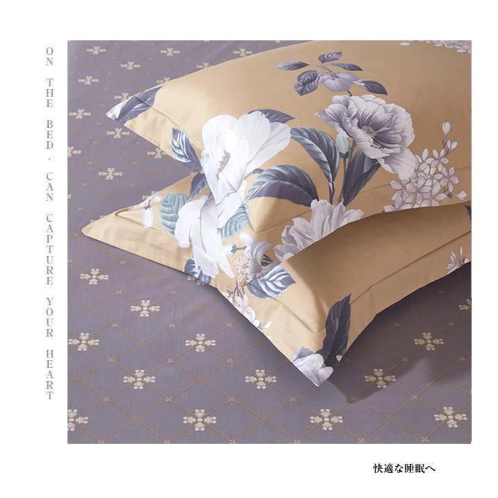 美しい布団カバー３点セット/シングル BLN002 (寝具カバー/ベッドリネン/ベッドカバー/シーツ/掛け布団カバー/布団カバー/ボックスシーツ/ピロケース/枕カバー) | ノーブルスパーク | 03