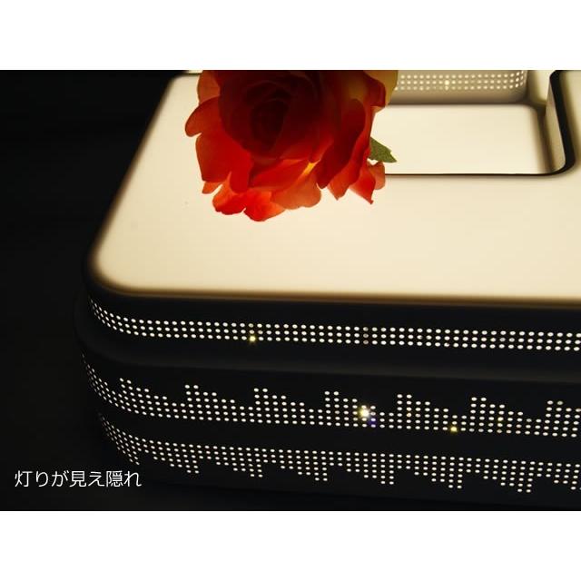 LEDシーリングライト DLKC002 調光調温 リモコン三段調節 おしゃれ（ 間接照明 天井照明 デザイン インテリア 北欧 ）_4