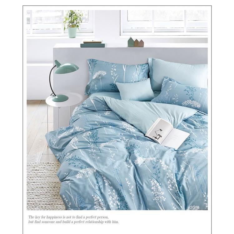 北欧花柄寝具カバーセット/シングルSWEN1(寝具/寝具カバー/ベッドリネン/ベッドカバー/シーツ/掛け布団カバー/布団カバー/ボックスシーツ/ピロケース/枕カバー) | ノーブルスパーク | 01