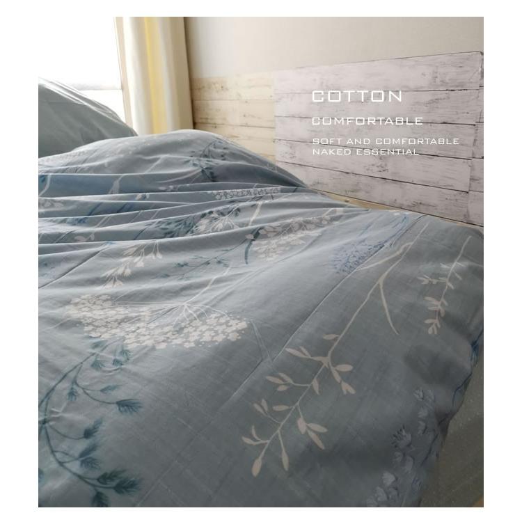 北欧花柄寝具カバーセット/シングルSWEN1(寝具/寝具カバー/ベッドリネン/ベッドカバー/シーツ/掛け布団カバー/布団カバー/ボックスシーツ/ピロケース/枕カバー) | ノーブルスパーク | 02