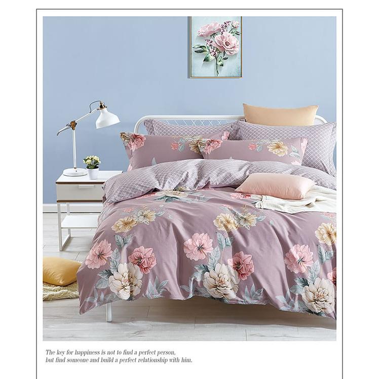 北欧花柄寝具カバーセット/シングルSWEN5(寝具/寝具カバー/ベッドリネン/ベッドカバー/シーツ/掛け布団カバー/布団カバー/ボックスシーツ/ピロケース/枕カバー) | ノーブルスパーク | 01