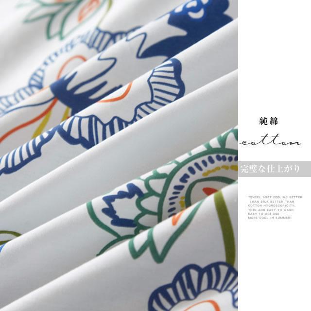 美しい布団カバー３点セット/シングル SWEN7  (寝具カバー/ベッドリネン/ベッドカバー/シーツ/掛け布団カバー/布団カバー/ボックスシーツ/ピロケース/枕カバー) | ノーブルスパーク | 06