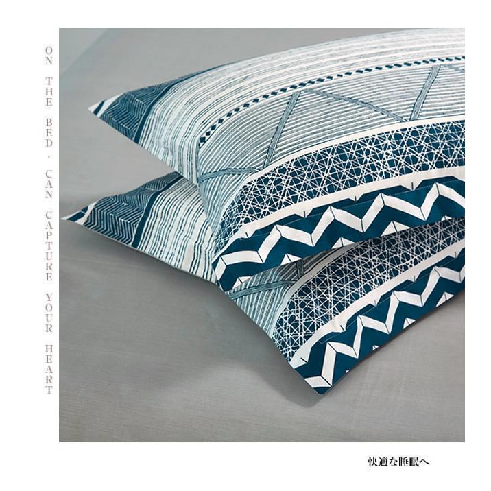 美しい布団カバー３点セット/シングル XLN16  (寝具カバー/ベッドリネン/ベッドカバー/シーツ/掛け布団カバー/布団カバー/ボックスシーツ/ピロケース/枕カバー) | ノーブルスパーク | 03