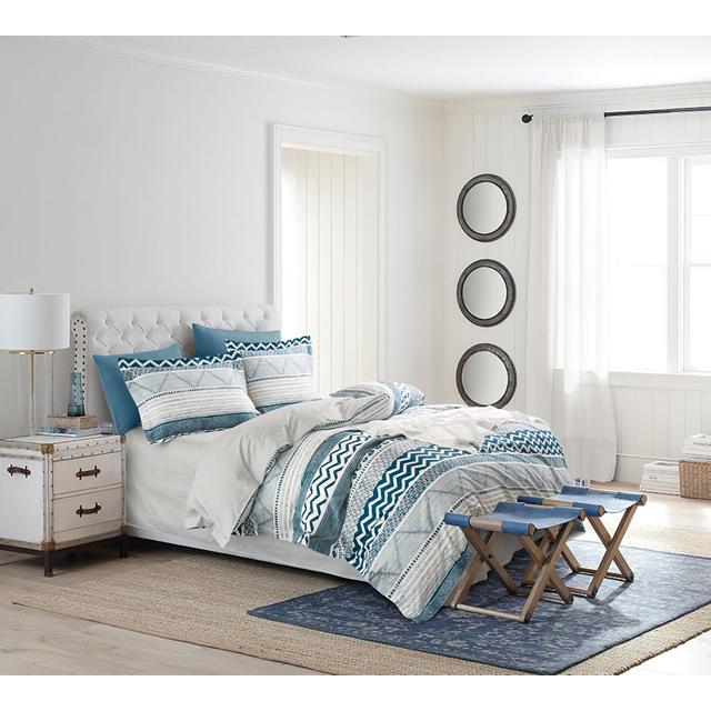 美しい布団カバー4点セット(ダブル) XLN16W (寝具カバー/ベッドリネン/ベッドカバー/シーツ/掛け布団カバー/布団カバー/ボックスシーツ/ピロケース/枕カバー) | ノーブルスパーク | 09