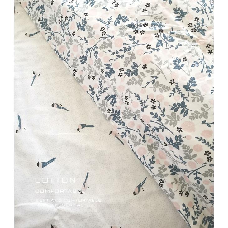 北欧花柄寝具カバーセット/シングル XLN1 (寝具/寝具カバー/ベッドリネン/ベッドカバー/シーツ/掛け布団カバー/布団カバー/ボックスシーツ/ピロケース/枕カバー) | ノーブルスパーク | 02