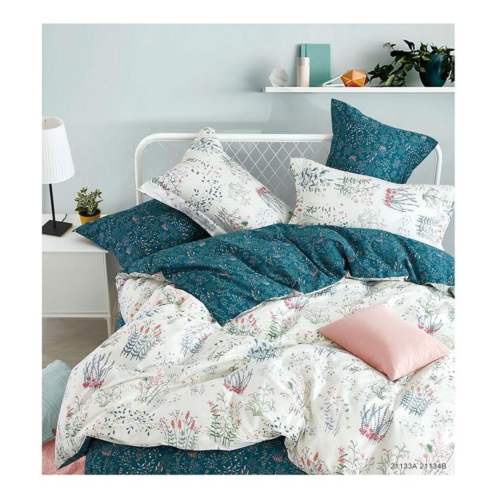 北欧花柄寝具カバーセット/シングル XLN2 (寝具/寝具カバー/ベッドリネン/ベッドカバー/シーツ/掛け布団カバー/布団カバー/ボックスシーツ/ピロケース/枕カバー) | ノーブルスパーク | 01