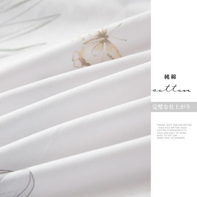 美しい布団カバー３点セット/シングル YYN002  (寝具カバー/ベッドリネン/ベッドカバー/シーツ/掛け布団カバー/布団カバー/ボックスシーツ/ピロケース/枕カバー) | ノーブルスパーク | 06