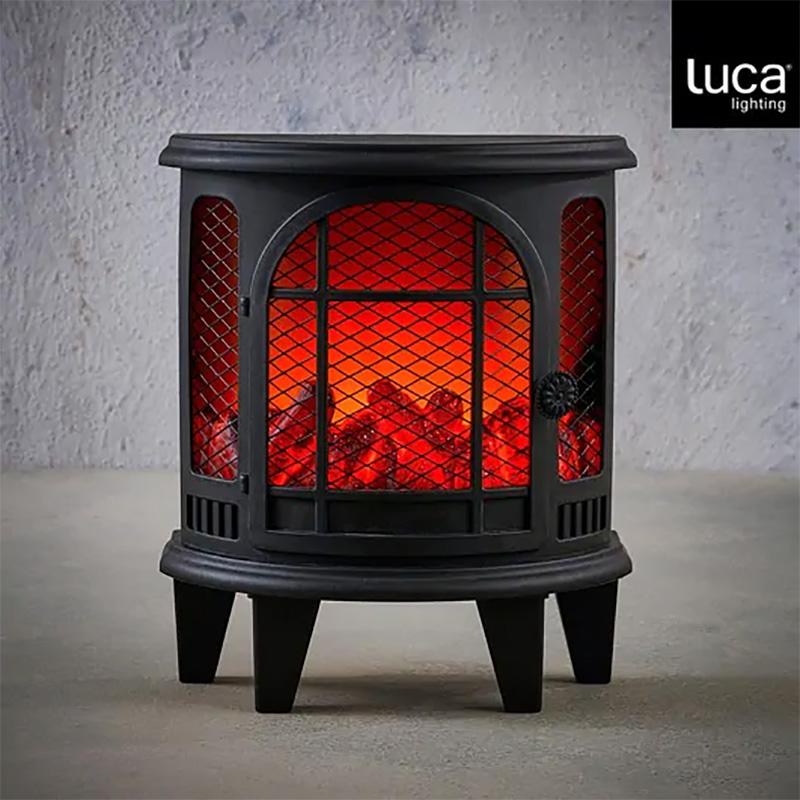 Luca ファイヤープレイス 炎 ランプ 暖炉 薪ストーブ : カントリー