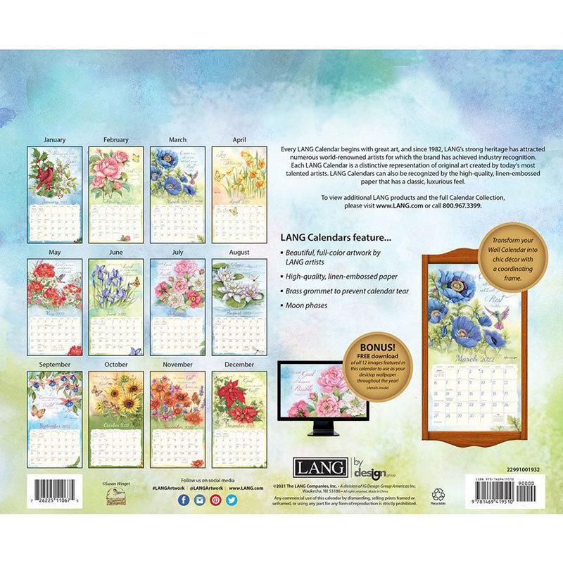 22年langラングカレンダー Nature 039 S Grace 21年8月入荷予定 ネイチャーズグレイス お得クーポン発行中