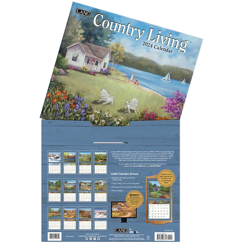 LANG 2025年 ラングカレンダー Country Living カントリーリビング 24991001905カントリーショップ