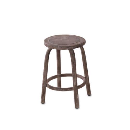 アイアン スツール フラワースタンド S/H30.5cm 丸椅子 : カントリー