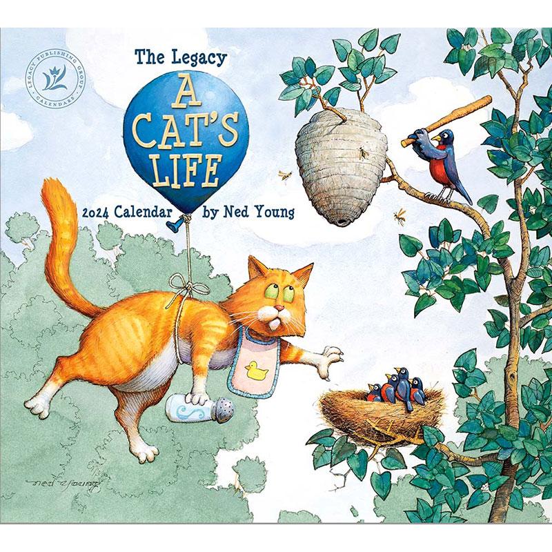 Legacy 2024年 レガシーカレンダー A Cat's Life ア キャッツ ライフ Ned Young 81760カントリー