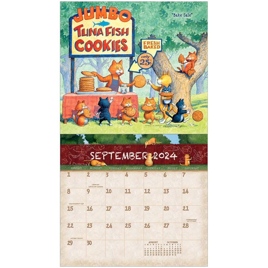 Legacy 2024年 レガシーカレンダー A Cat's Life ア キャッツ ライフ Ned Young 81760カントリー