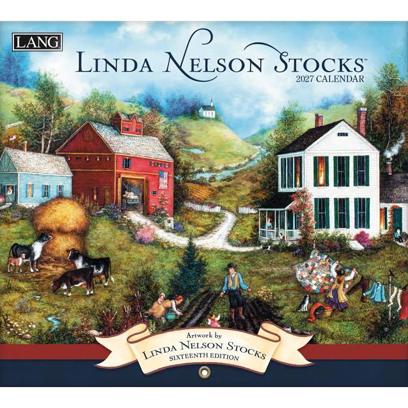 LANG 2027年ラングカレンダー Linda Nelson Stocks リンダ ネルソン