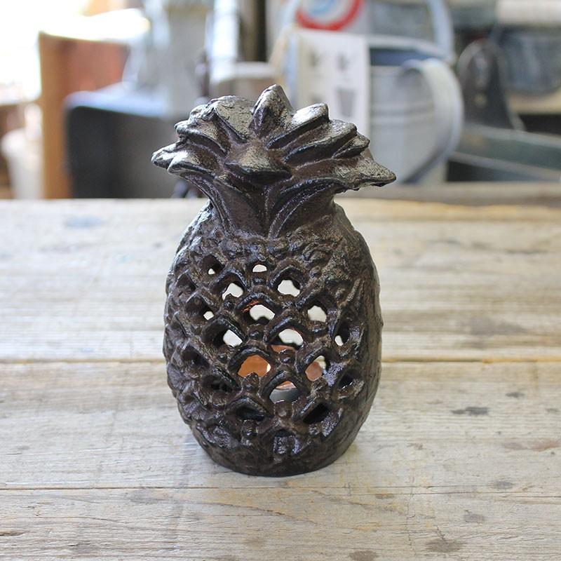 アイアン キャンドルホルダー パイナップル : カントリー