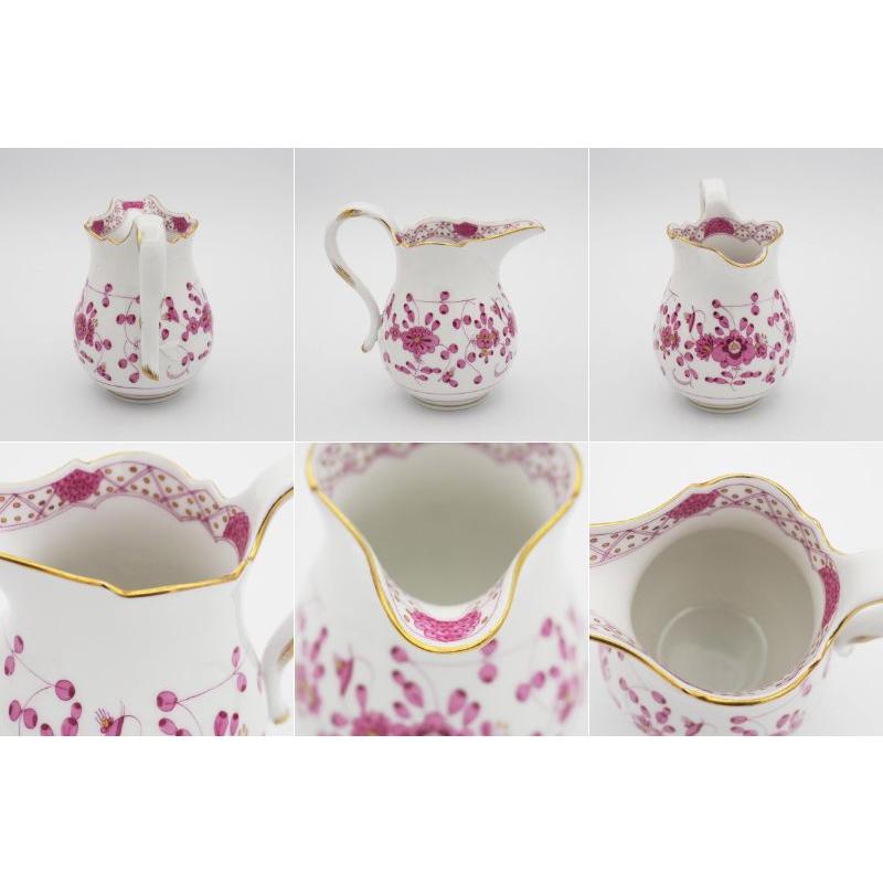 マイセン Meissen インドの華 リッチピンク ポット&シュガー マイセン Meissen インドの華 リッチピンク ポット&シュガー