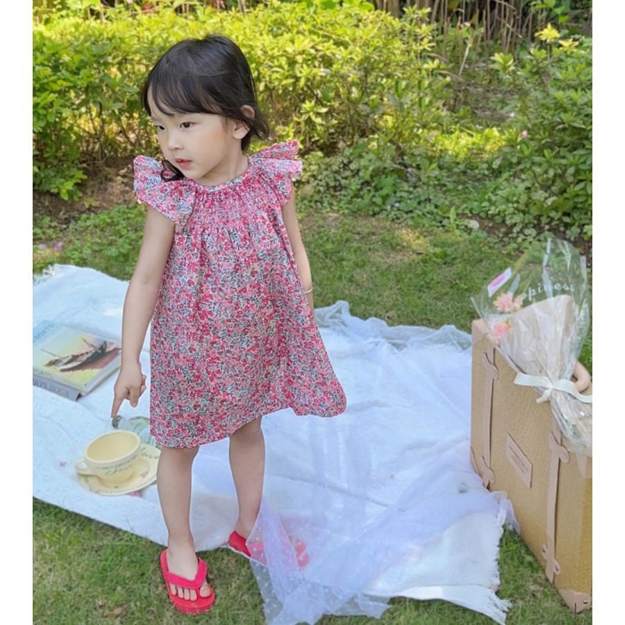 スモッキング ワンピース 子供 ドレス 発表会 フォーマル 結婚式 