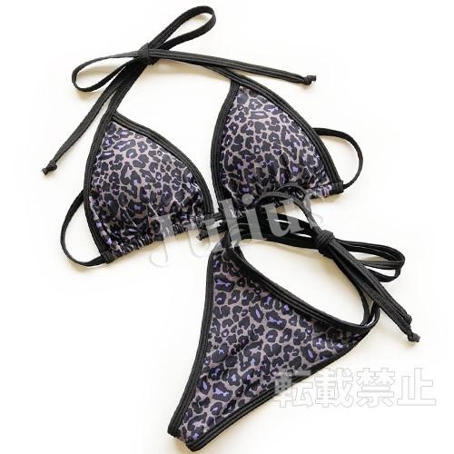 シック 豹柄 レオパードｔバック 三角ビキニ 胸パット入 水着 アニマル柄 グレー セット水着 ワイヤービキニ マイクロビキニ チューブトップ 過激 タ Blackth Juliusヤフー店 通販 Yahoo ショッピング