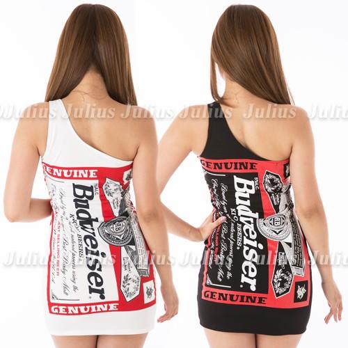 2カラー ワンショルダー バドガール ミニスカ ワンピース 白 黒    ハロウィン 仮装 コスプレ セクシー ダンス コスチューム  ウエイトレス チアガール |  | 02