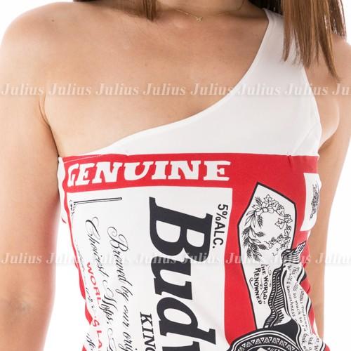 2カラー ワンショルダー バドガール ミニスカ ワンピース 白 黒    ハロウィン 仮装 コスプレ セクシー ダンス コスチューム  ウエイトレス チアガール |  | 05