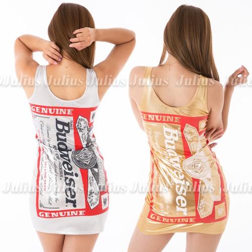 2カラー シャイニー バドガール Sexy ミニスカ ワンピース ゴールド シルバー ec7268     コスチューム メタリック エナメル 舞台 ステージ レースクイーン |  | 02