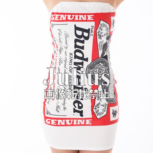 バドガール ホワイト ベアトップ ミニ ワンピース  ホワイト ec71　　　コスプレ コスチューム レースクイーン レディース チューブトップ レースクィーン |  | 04