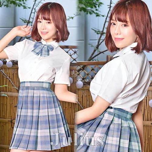 スクール ガール 制服 JK ミニスカート コスプレ衣装 リボンタイ 