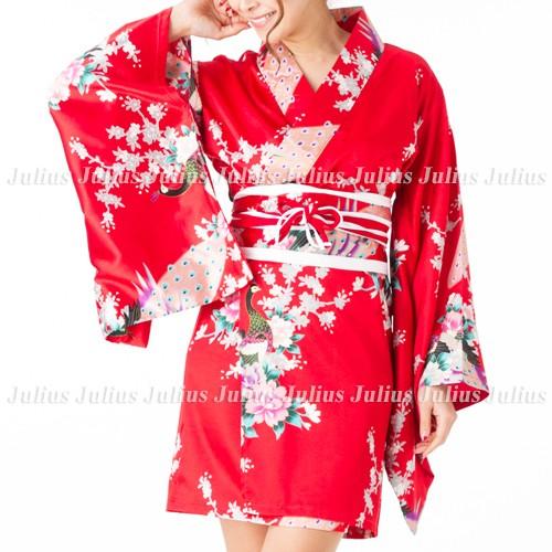 花魁系  着物ドレス ワンピース 肩出しOK レッド pc68          民俗衣装 海外土産 ショー キャバ お水 衣装 ダンス 桜 フォーマル 発表会 舞台 ステージ 江戸 |  | 03