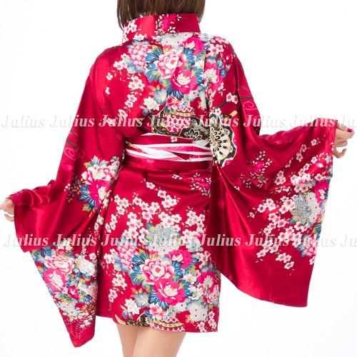 和柄 着物ドレス ワンピース 花魁 エンジ 濃赤 帯付き セット ガウンタイプ pc91       ワイン 江戸 花魁道中 浴衣 祭り 衣装 よさこい コスプレ |  | 04