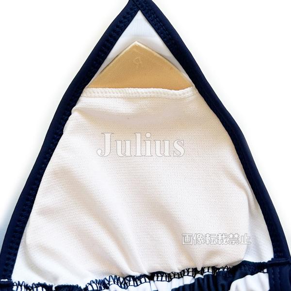 ネイビーｘホワイト ボーダー ビーチクイーン Ｔバック 三角ビキニ 水着 t64    サーフィン ブラジリアン  紐パンツ 競泳 水泳 スイムウェア |  | 05