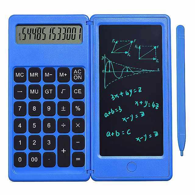折りたたみ 電卓 6インチ 液晶 書き込み タブレット デジタル 描画 パッド 12桁表示追加 スタイラス ペン 消去 ボタン 学 6 ジャンボ Yahoo 店 通販 Yahoo ショッピング