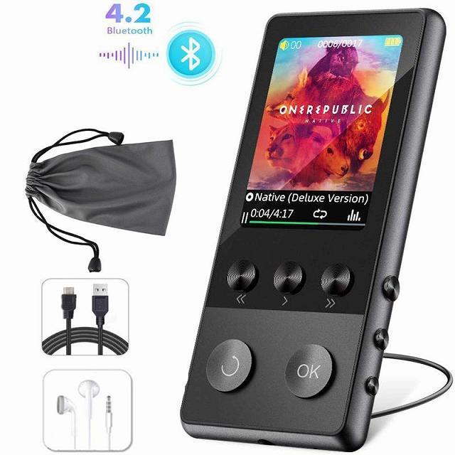 Mp3 プレーヤー Bluetooth 金属 ポータブル スポーツ ハイファイ 音楽 Fm ラジオ ボイス レコーダー サ 買い取り