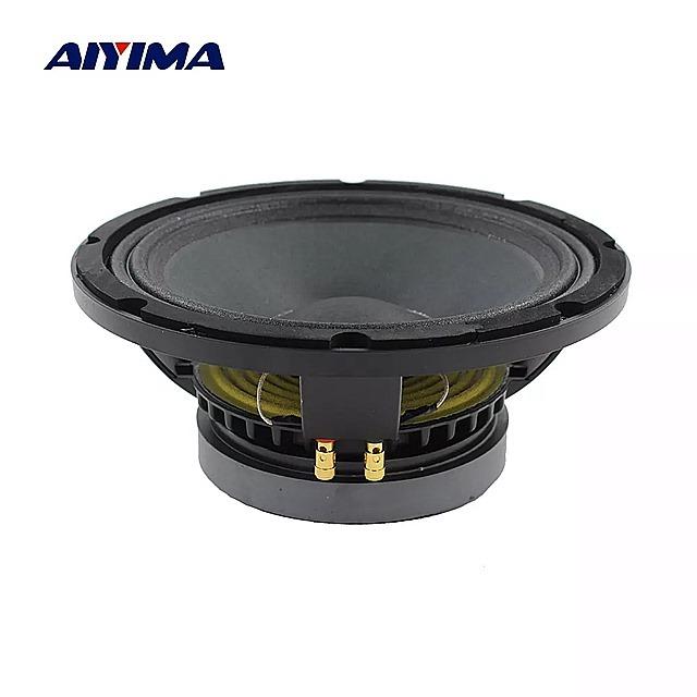 Aiyima 10インチ サブ ウーファー 低音 スピーカー 紙コーンホームktv 現品 音楽 期間限定送料無料 サウンド プレー 8オーム350ワット