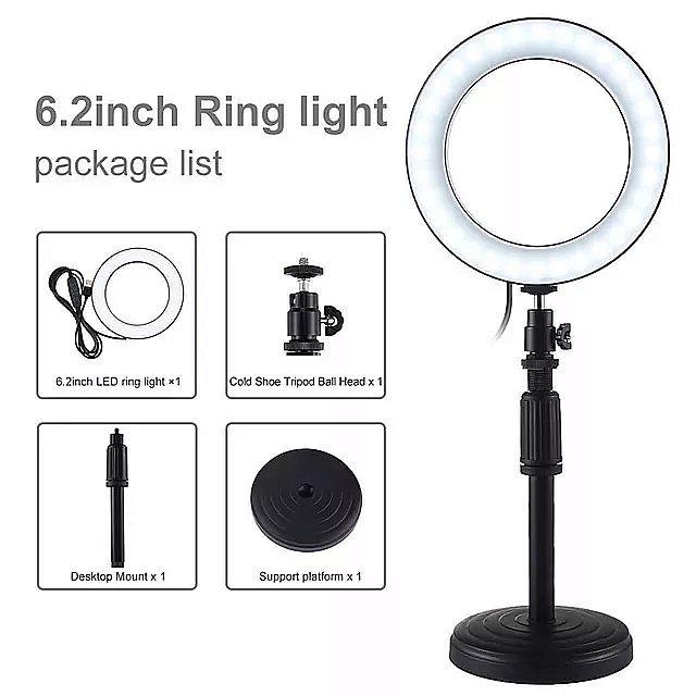Led リングライト 電話ホルダー付き セルフィー メイクアップ ランプ 調整可能 屋内 および 屋外 用 30k 6500k 今だけ限定15 Offクーポン発行中