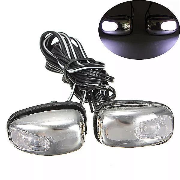 ガラス 製陳列 ライト ,2xクロームブルー led , スプレー ノズル ,ウォッシャーアイ,新品|jumbo111|03