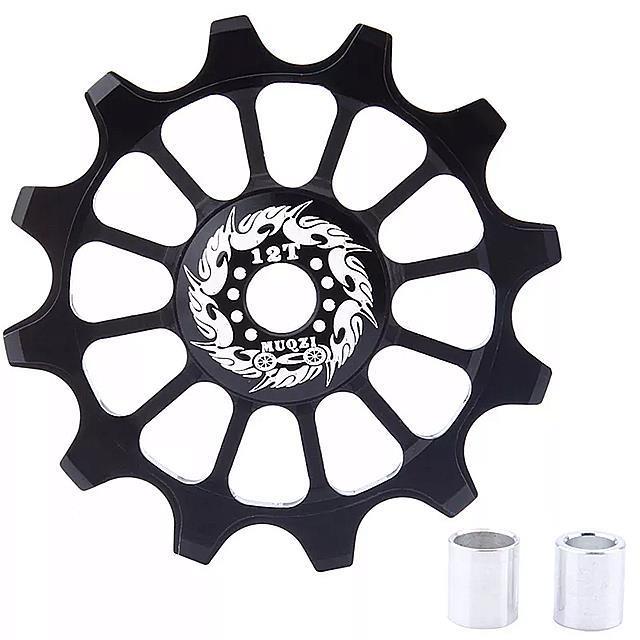 Muqzi Mtb道路 自転車 12t正 負歯ジョッキー ホイール リア バイク ガイド ディレイラー ブランド激安セール会場 プーリー セラミック ス